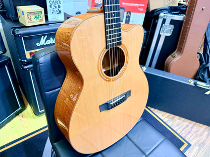 ✨NEW✨ Duke GA-MC-Cut-Solid-Air~ All Solid Electro Acoustic Guitar~ Ebony + Cedar