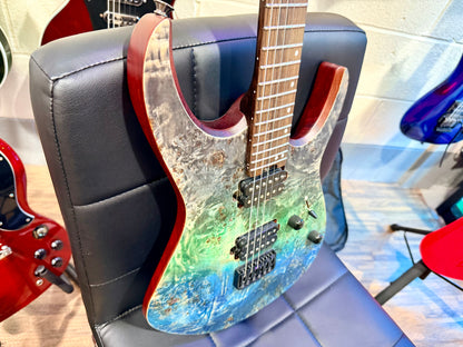 🔥MULTICOLOUR SATIN🔥 Eart Explorer 1 Electric Guitar~ PRS Pickups~ 2023 Model!