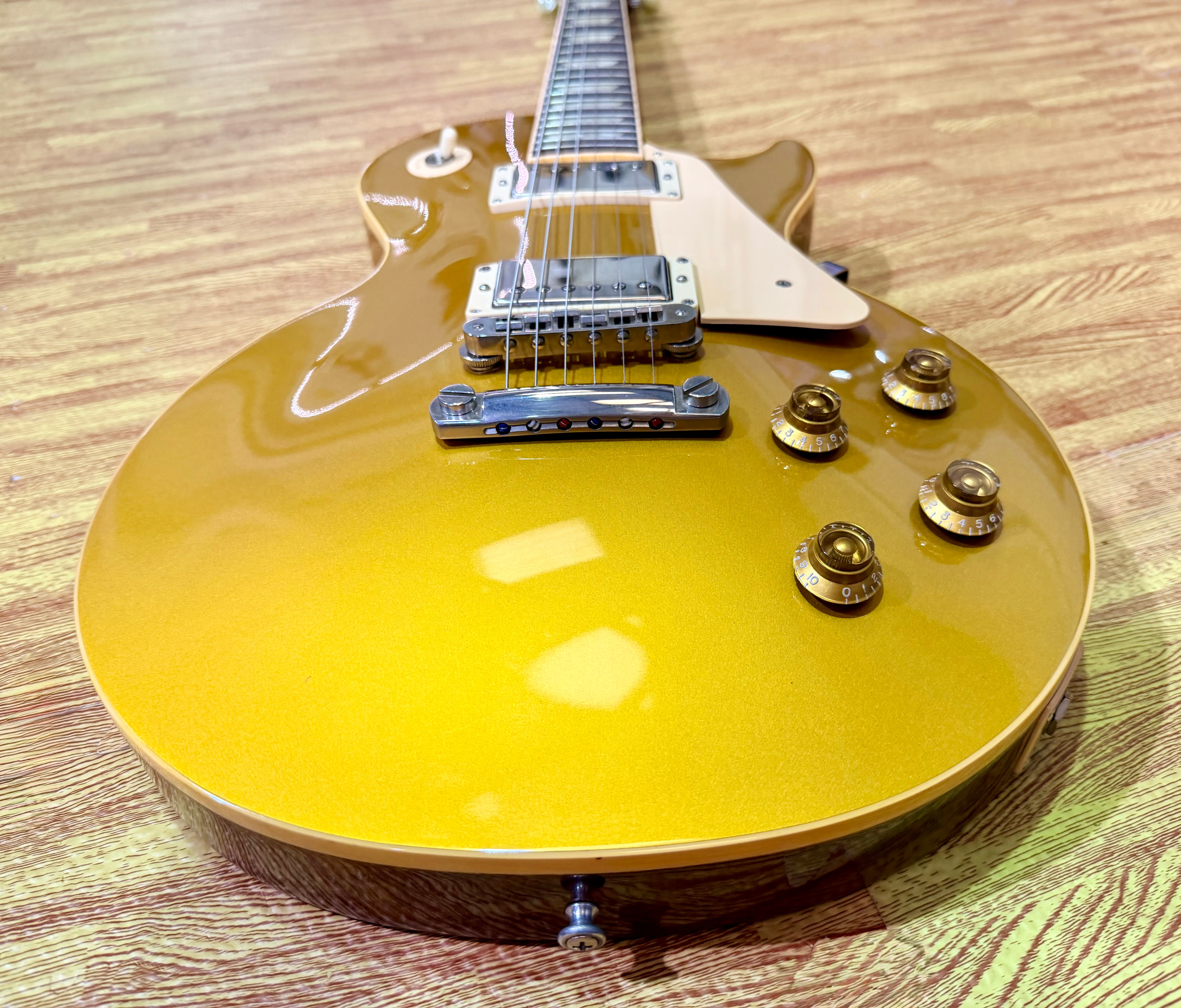 🌟 2005 Gibson USA Les Paul Standard Goldtop Jim Marshall OBE Signed + Case 🌟