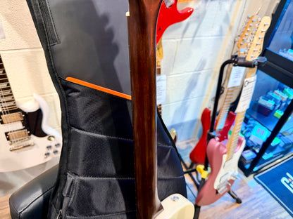 🌟NEW🌟 Harmony Juno Standard Electric~ Pearl White Gold Foil P90 + Mono Case!