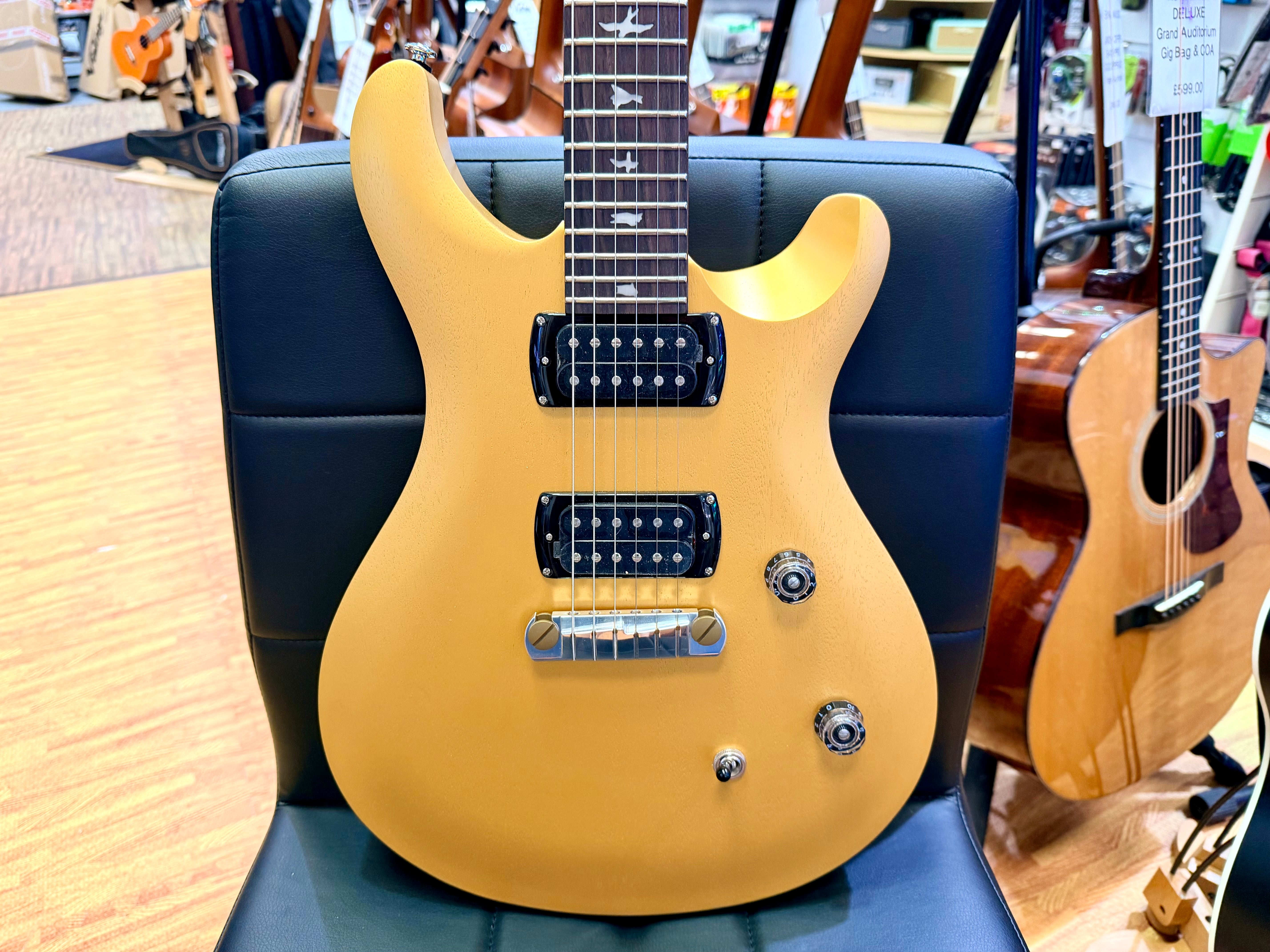 ⚡️ NEW 2026 ⚡️ PRS SE CE24 Standard Stoptail~ Metallic Gold Satin CE 24~ Gig Bag