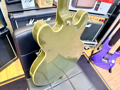 ⚡️2023⚡️ Epiphone Shinichi Ubukata ES-355 Olive Drab~ Inspired By Gibson Custom!