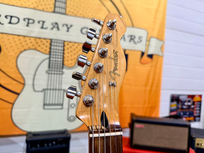 🔥2012🔥 Fender Blacktop Telecaster Baritone~ Ghost Silver HSS~ Mexican MIM Tele