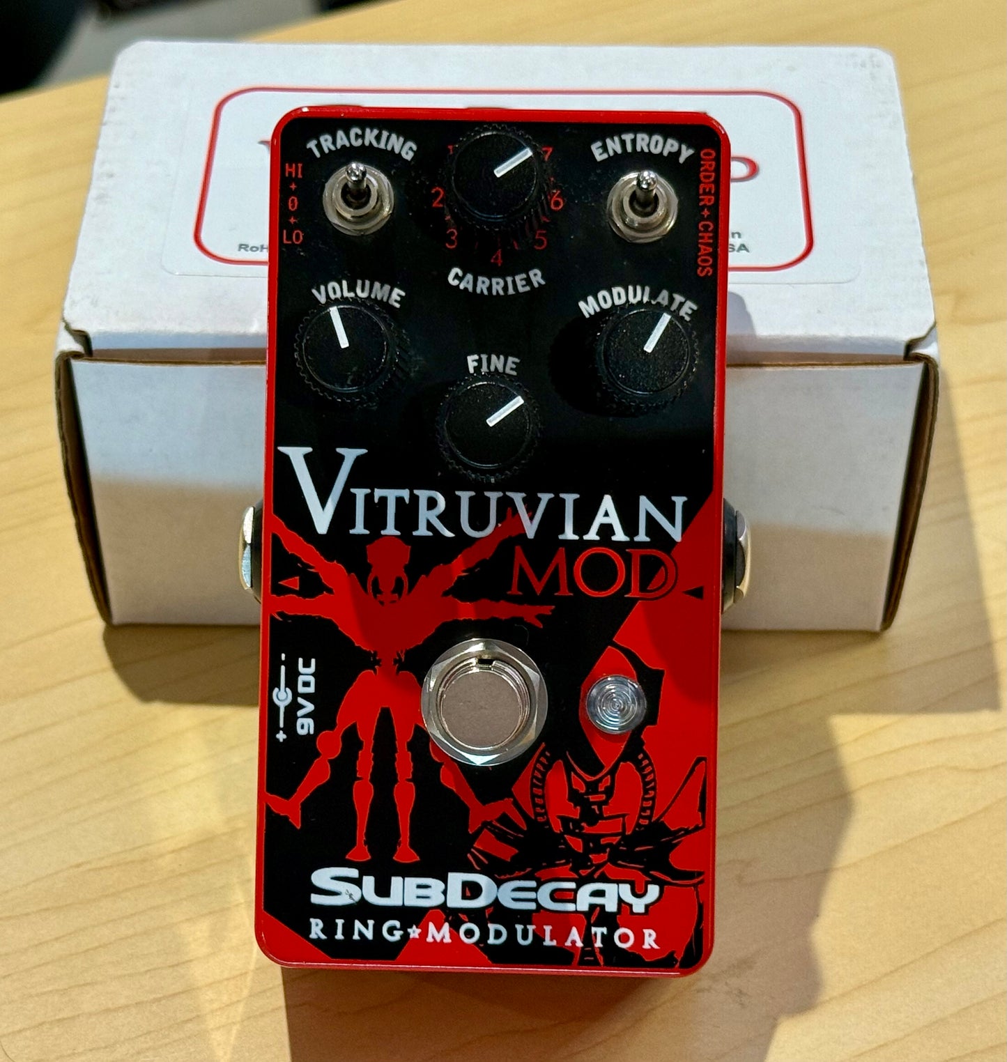 🎸RARE🎸 Subdecay Vitruvian Mod Ring Modulator Pedal~ Guitar Effects Unit!