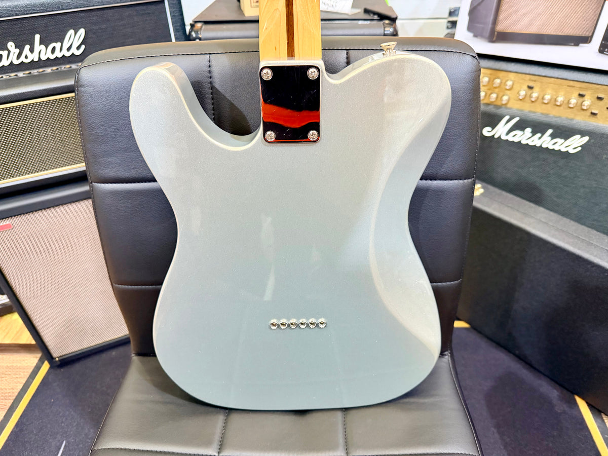 🔥2012🔥 Fender Blacktop Telecaster Baritone~ Ghost Silver HSS~ Mexican MIM Tele