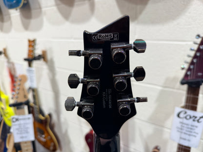 🔥KOREA 2015🔥 Cort KX Custom Electric Guitar~ Flamed Maple Trans Blue~ Rare!