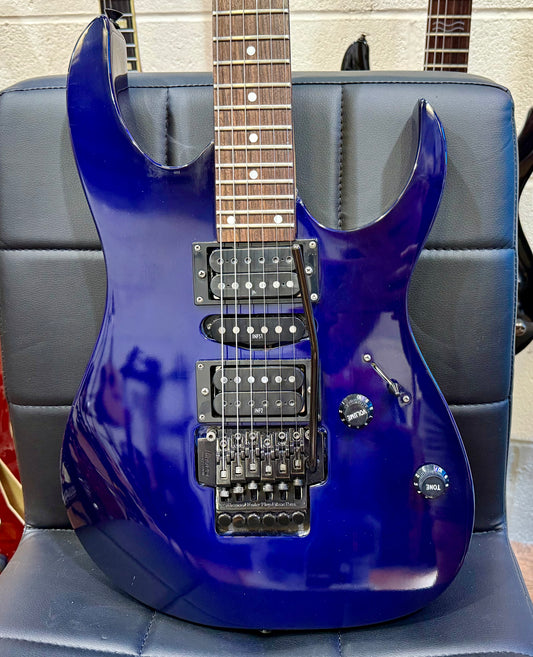 🔥1994 KOREA🔥 Ibanez RG470 JB Superstrat~ Jewel Blue~ Rosewood & Locking Trem!