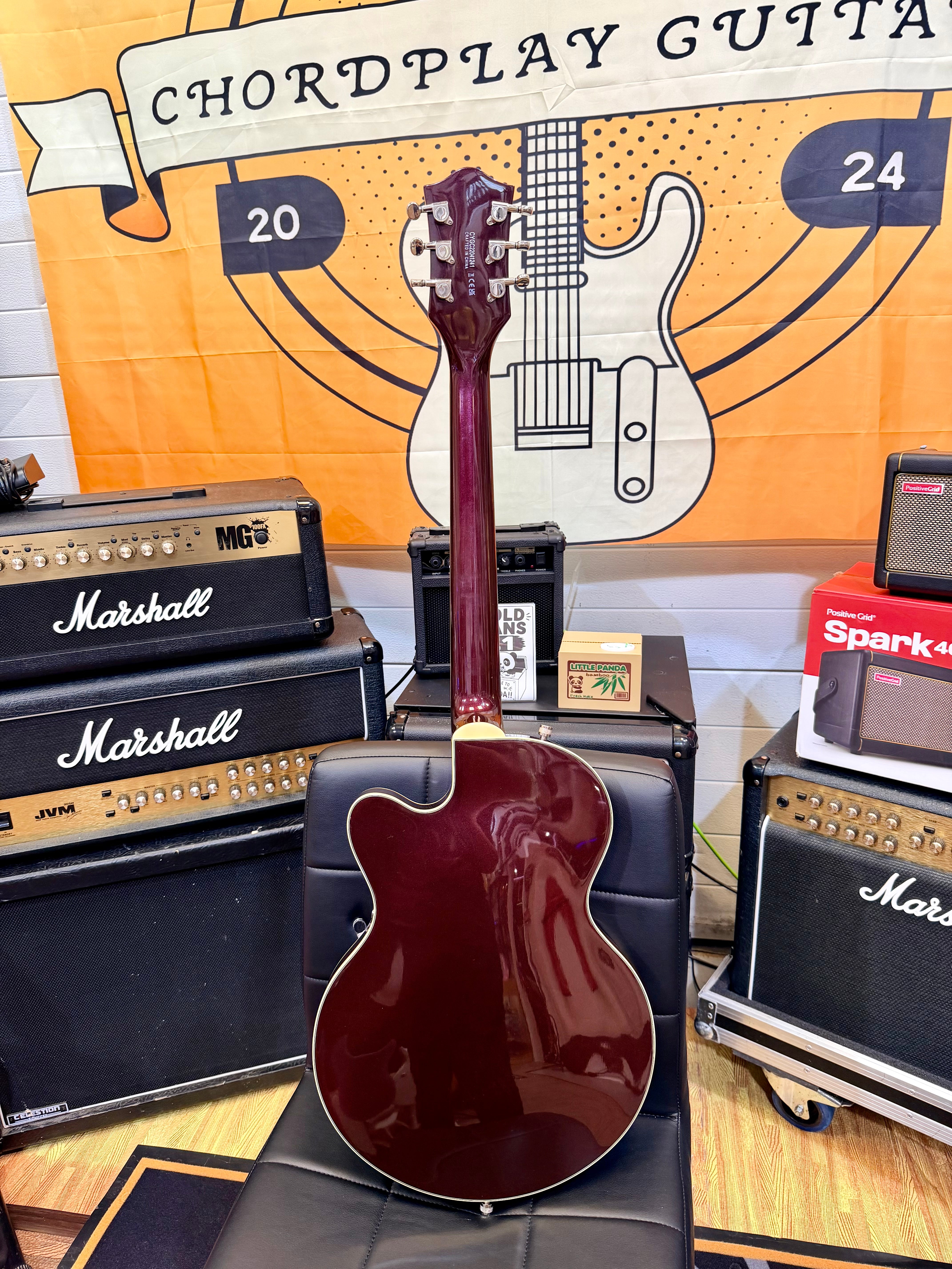 🍒2022🍒 Gretsch G5655T Electromatic Center Block Jr. Dark Cherry Metallic!