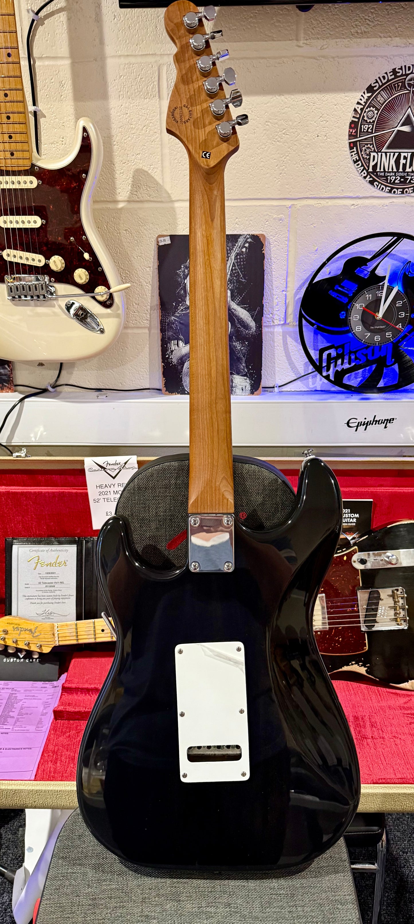 🔥BAKED MAPLE🔥 G&L Tribute Comanche Burl Top Electric Guitar~ Limited Edition!