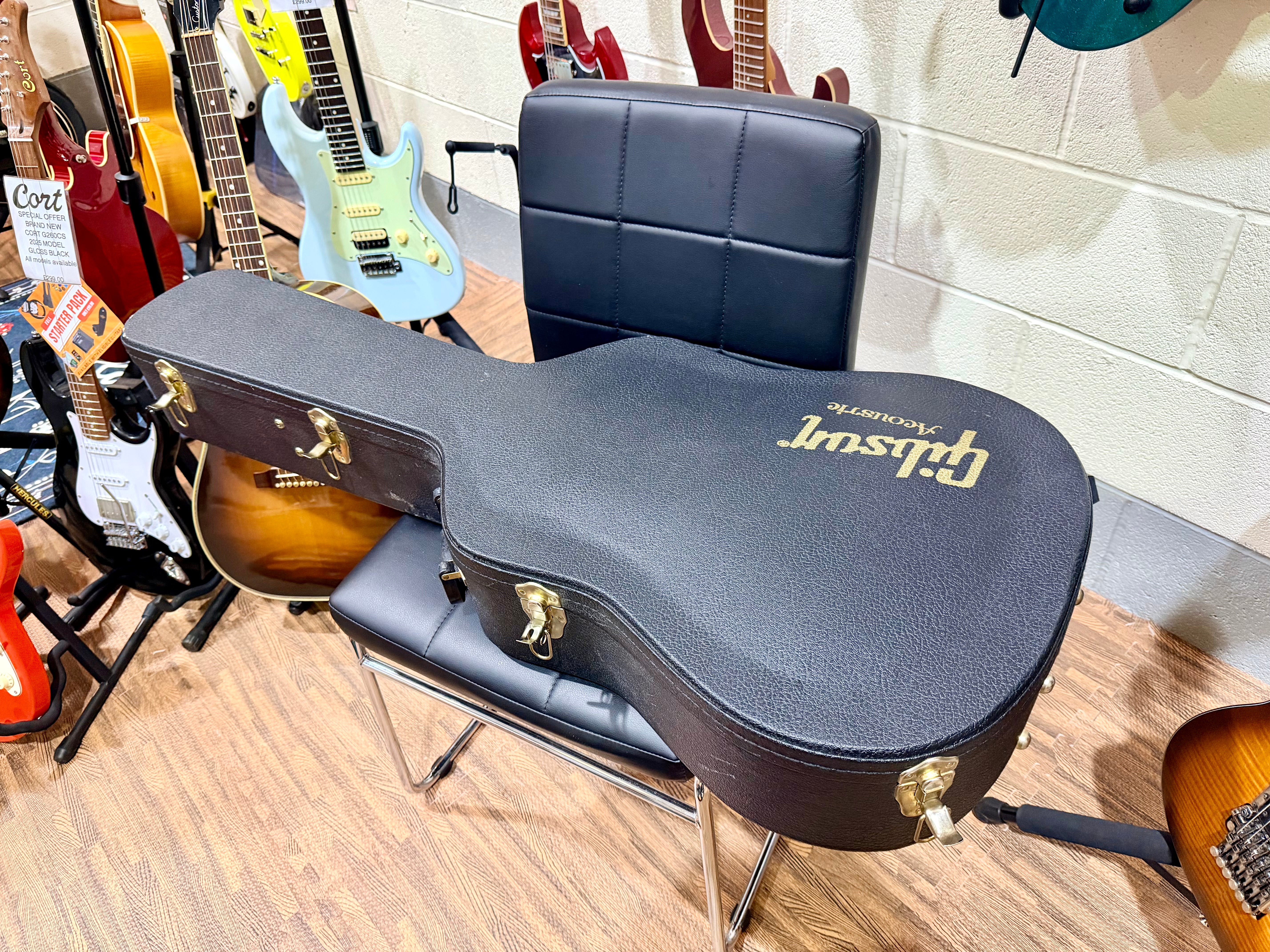 ⭐2011⭐ Gibson J-45 Custom Acoustic Guitar~ Rosewood~ Seymour Duncan SA-6 Pickup!