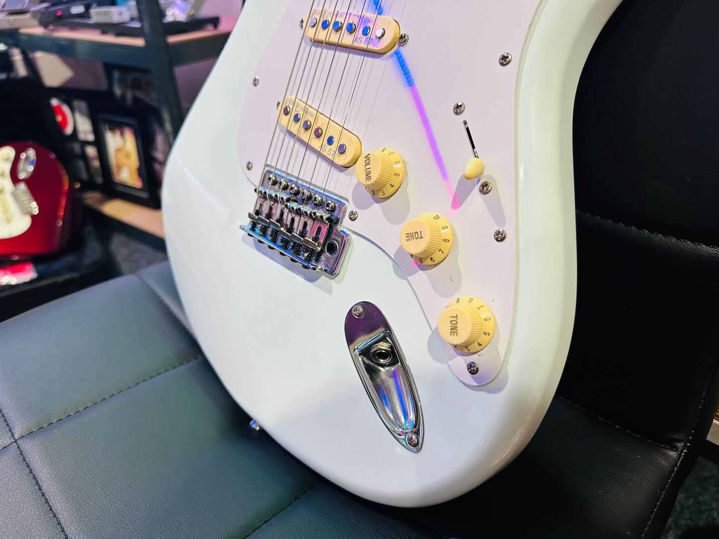 Revelation RTS 57 Stratocaster~ Alan Entwistle Strat Style Guitar~ Daphne Blue!
