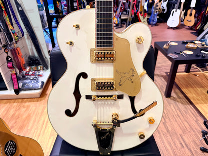 ✨MINT✨ 2013 Gretsch G6136T White Falcon MIJ~ Japan~ Bigsby~ Case & Docs~ Gold!
