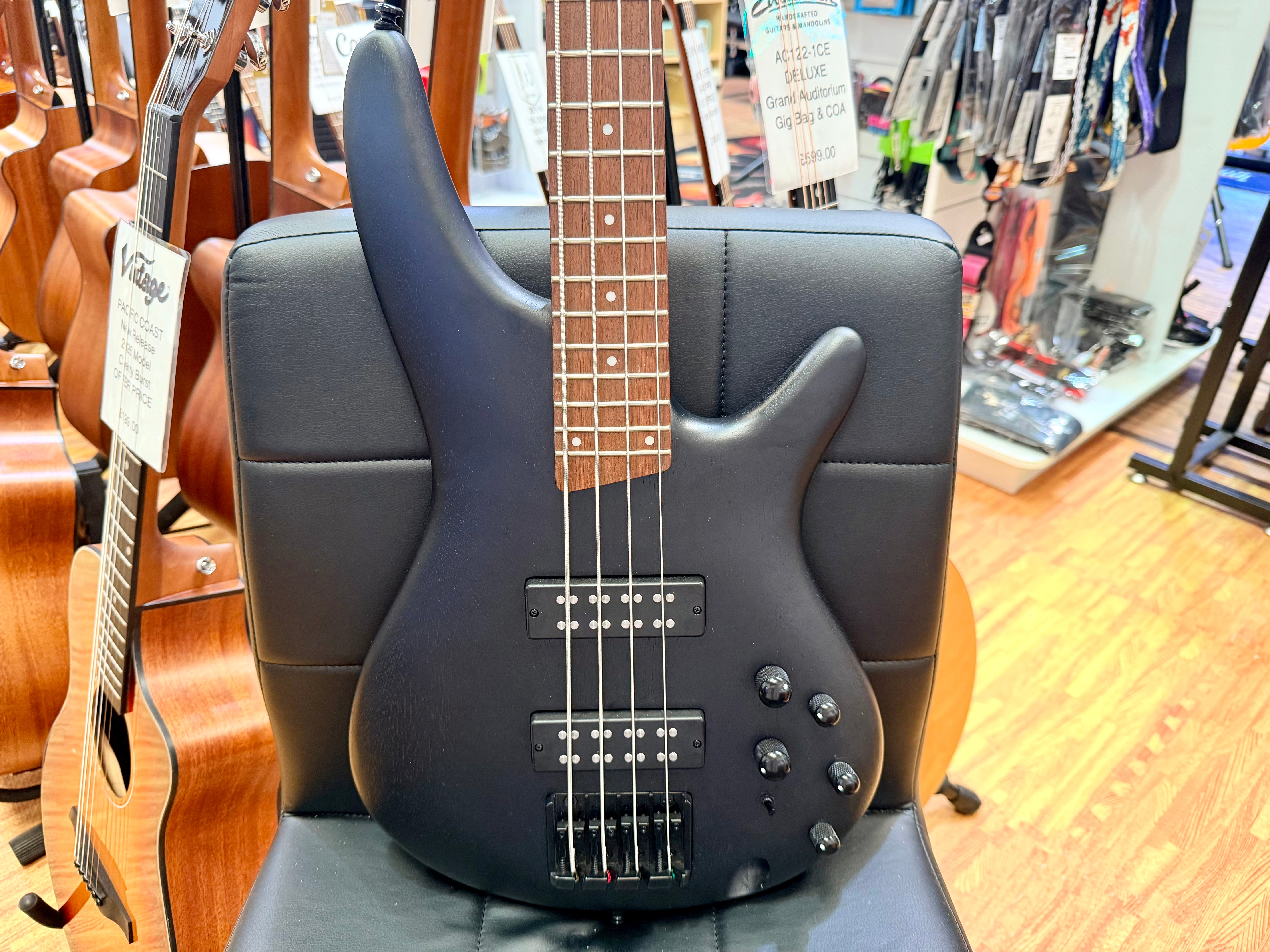 🔥MINT🔥 Ibanez SR300EB Electric Bass Guitar~ Weathered Black~ 3 Band EQ~ 2024!