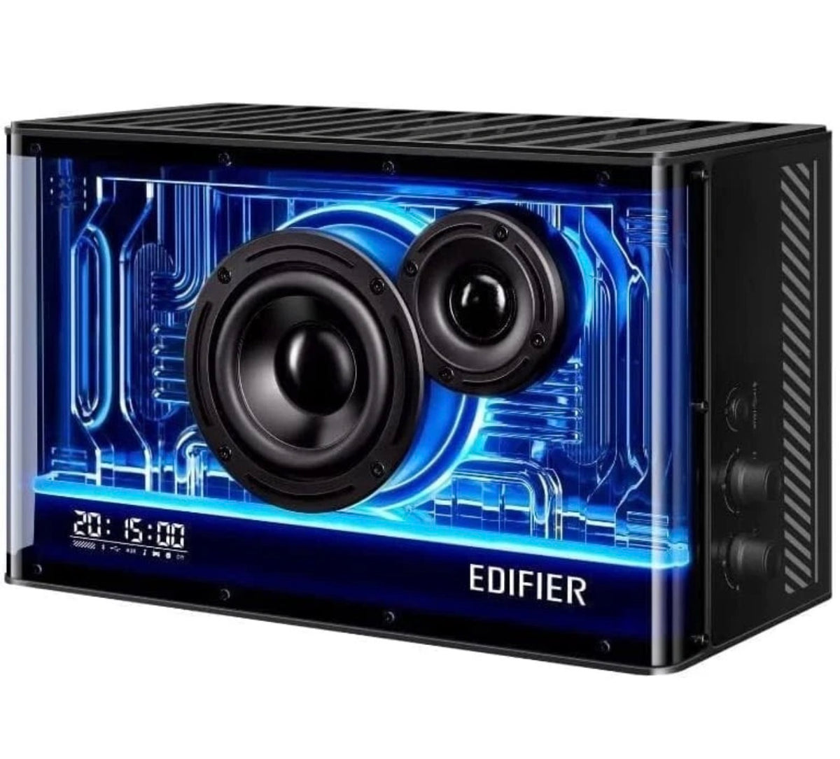 Edifier QD35 Tabletop Bluetooth Speaker With GaN Wireless Charger - Black
