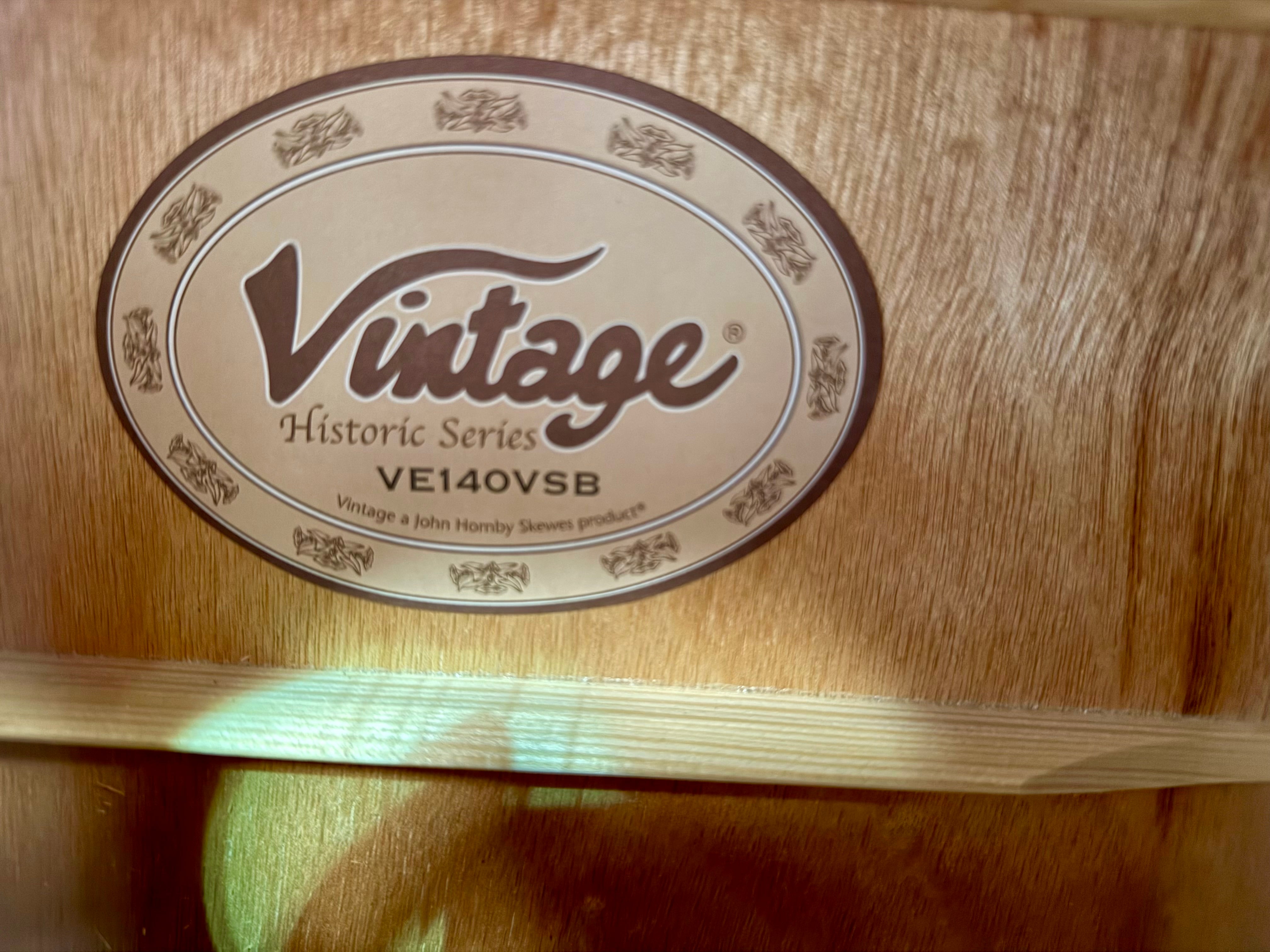 🌟NEW 2025🌟 Vintage Historic Series 'Dreadnought' Electro-Acoustic Guitar VSB!