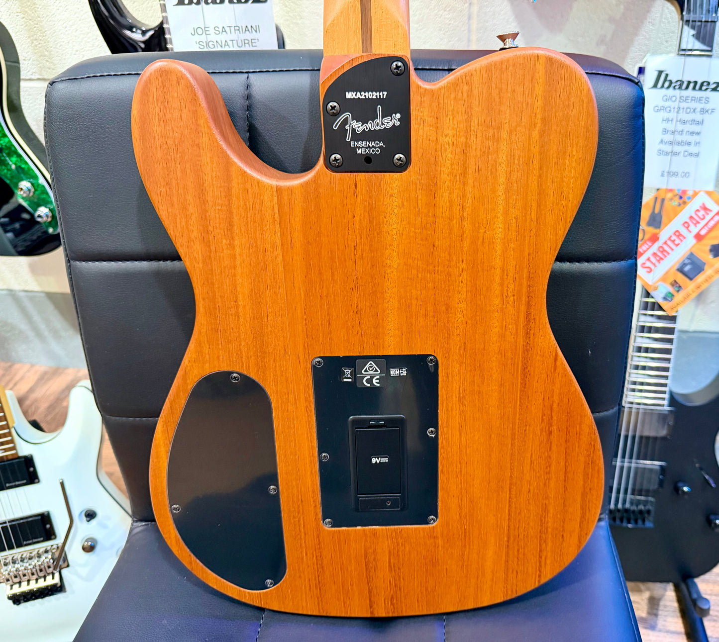 🔥2021🔥 Fender Player Acoustasonic Telecaster~ Brushed Black~ Mexican Tele!