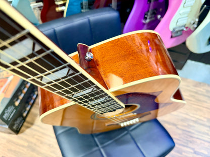 🇯🇵RARE🇯🇵 Takamine TE340S VN Electro-Acoustic Guitar~ 2007 MIJ Limited Edition!