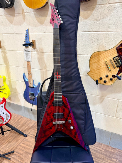 🔥2025🔥 Solar V2.6 Cannibalismo + Plus Flying V~ Blood Red~ Gig Bag~ MINT!