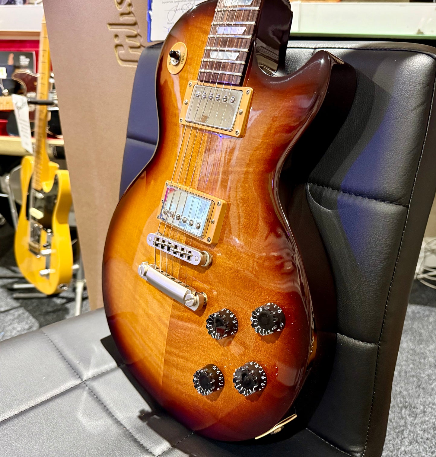 🔥UPGRADED🔥 2015 Gibson Les Paul Studio Desert Burst~ 100th Limited Run + Case!