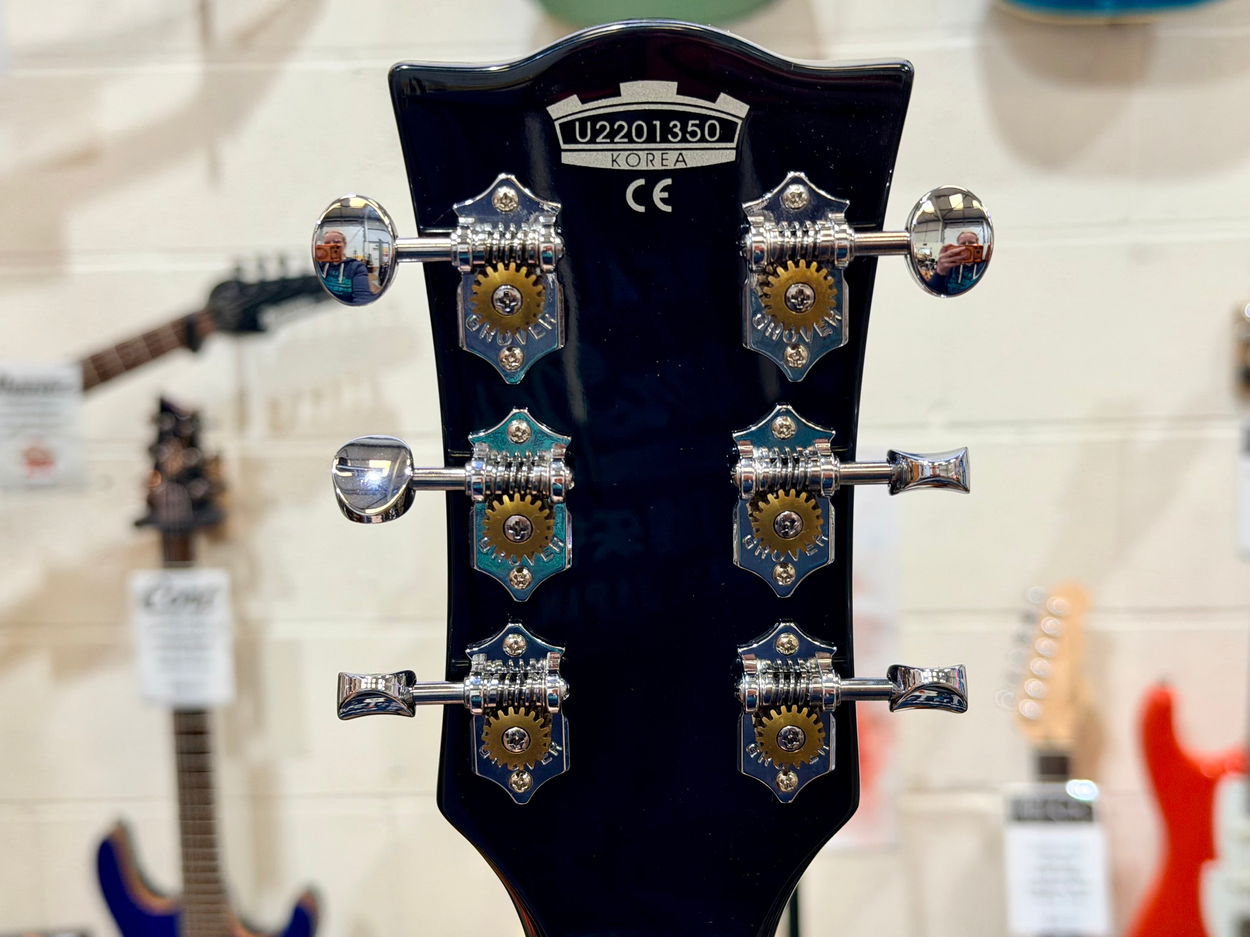 🔥MINT🔥 Vox Bobcat S66 Semi-Hollow ‘335’ Bigsby~ Blue Burst~ 2022 Korea 3 Pickup!
