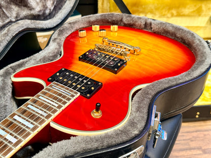 🔥GIBSON PICKUPS🔥 Epiphone Prophecy Les Paul Custom Plus GX~ Cherry Sunburst!