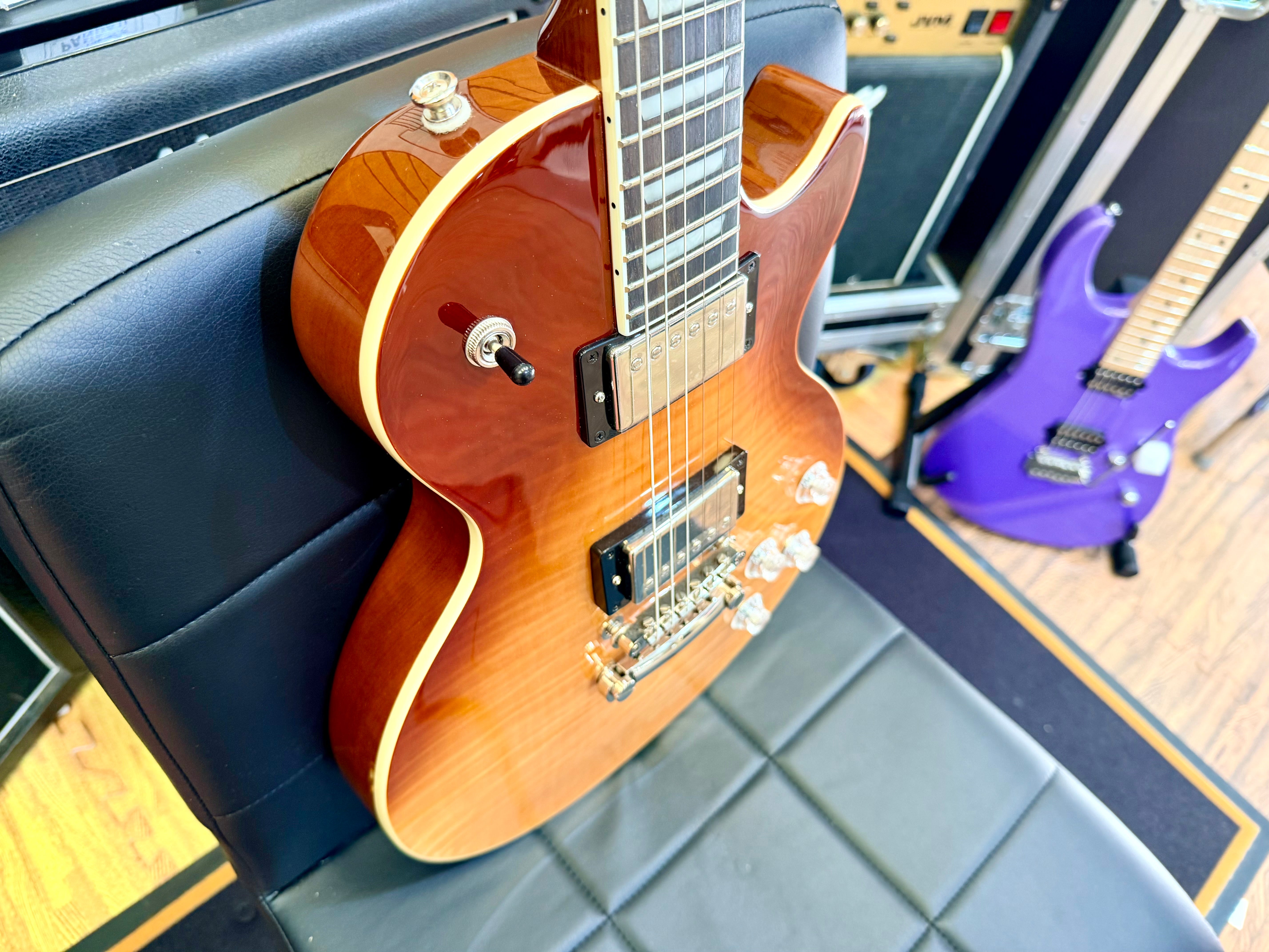 🌟2022🌟 Epiphone Les Paul Modern Figured~ Caffe Latte Fade~ Immaculate Condition