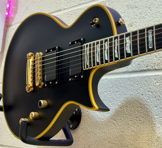 🔥2015 KOREAN🔥 ESP LTD EC-1000 Deluxe~ Vintage Matte Black~ EMG’s~ Hard Case!