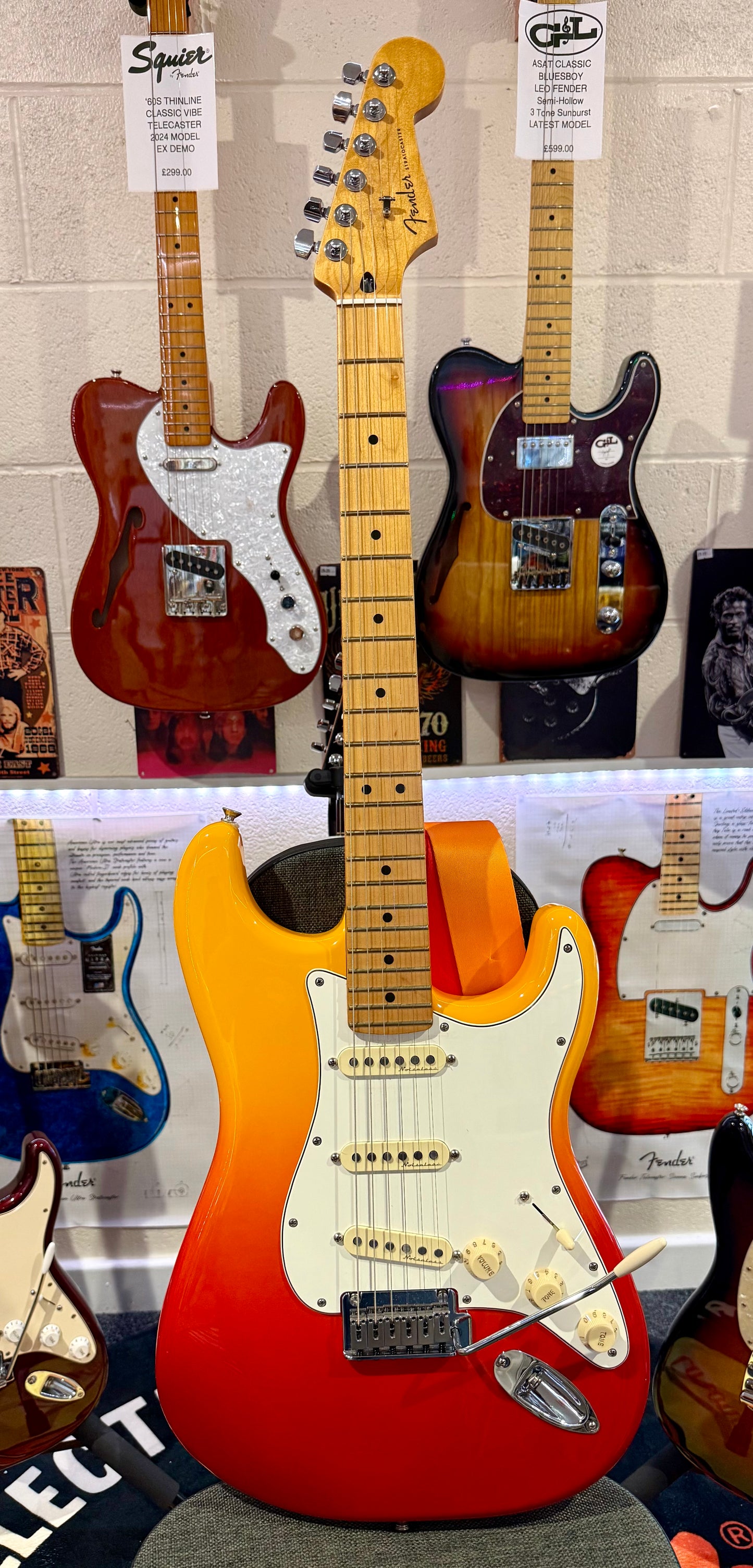 ☀️LIMITED EDITION☀️ Fender Player Plus Stratocaster ~ Tequila Sunrise~ Mexican!