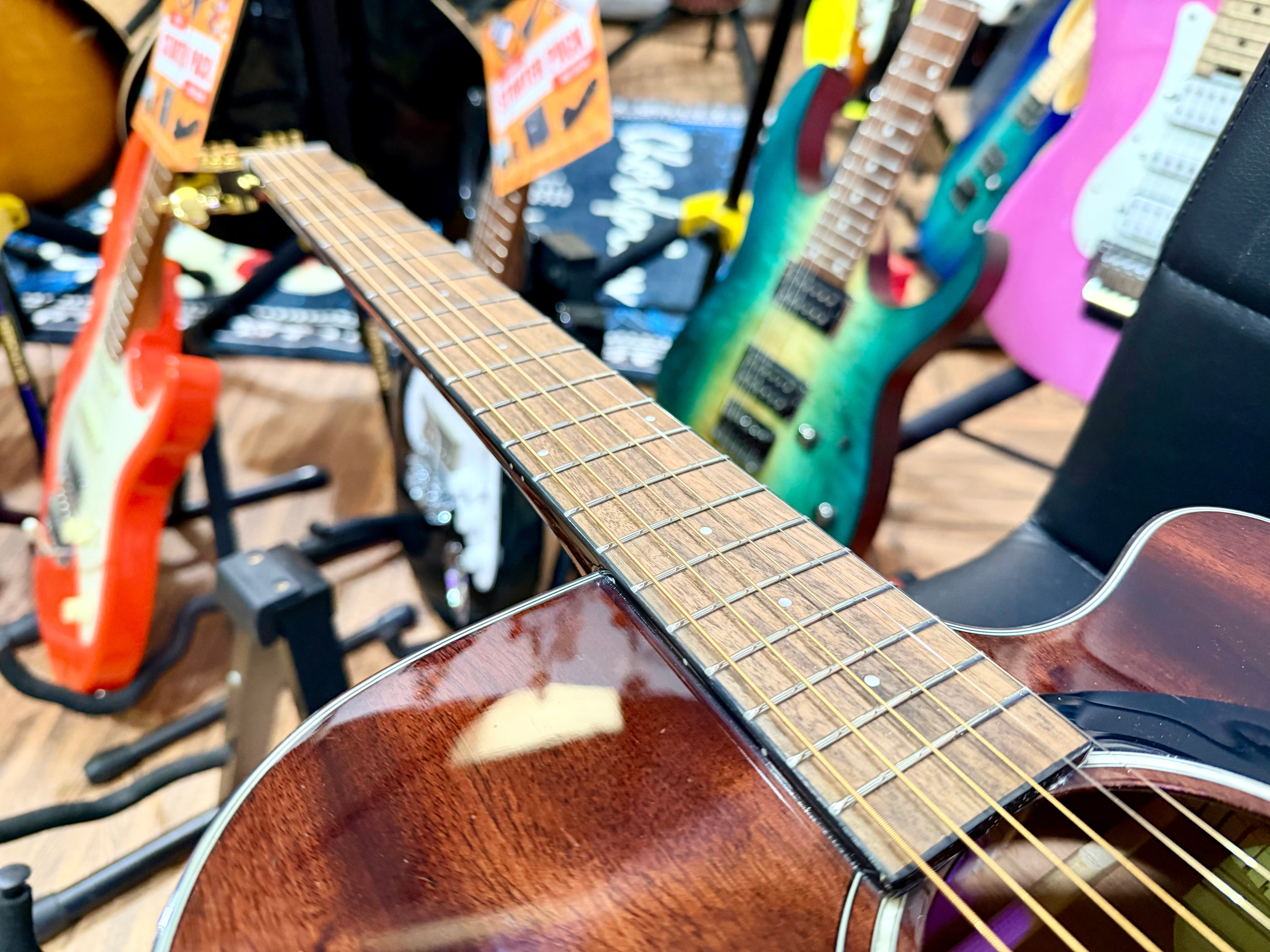 ✨MINT⚡️ Fender CD-60SCE Dreadnought Electro Acoustic Guitar~ All-Mahogany!