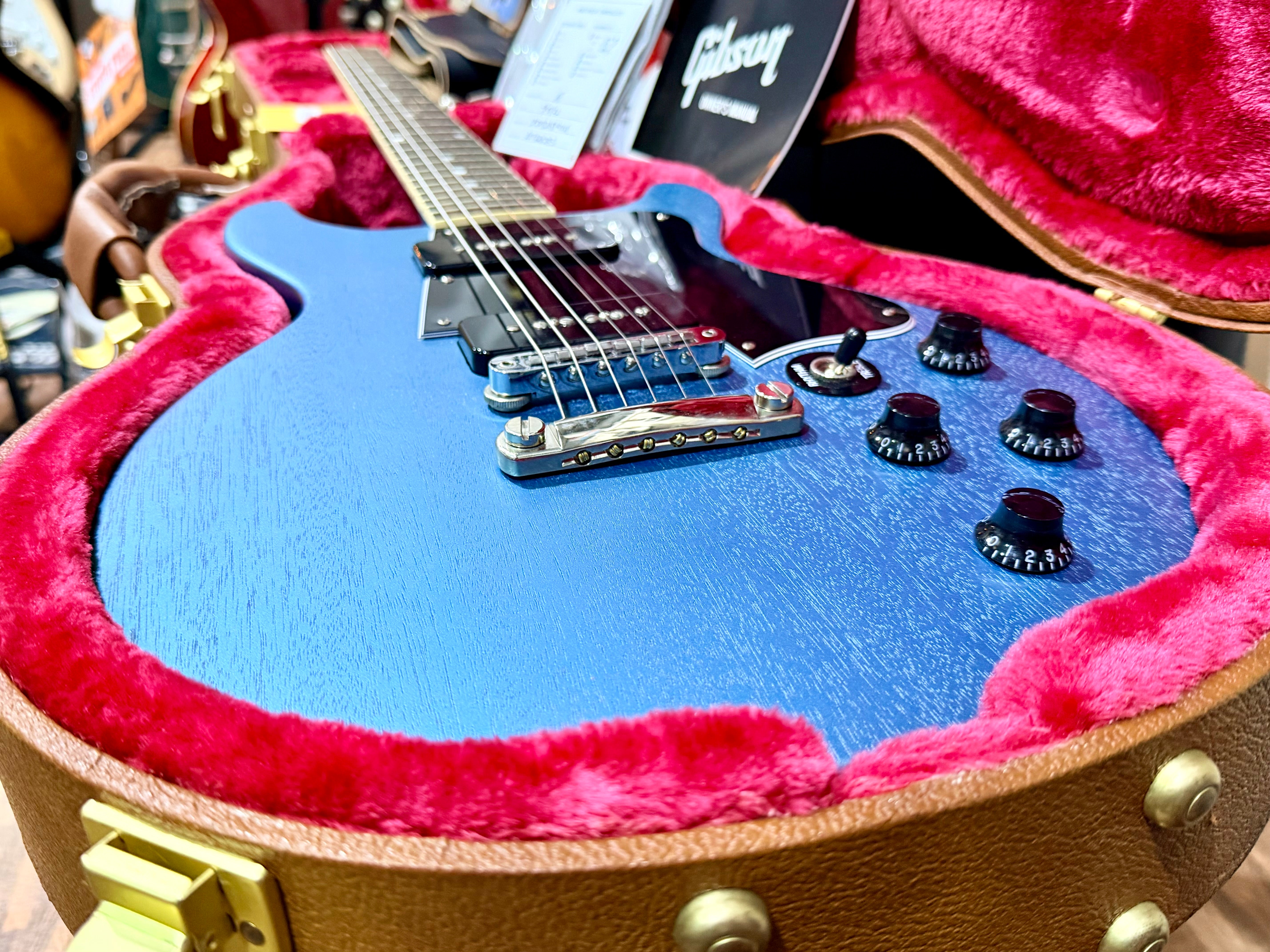 🌟 Gibson Artist Series~ Rick Beato DC Les Paul Special Double-Cut~ Blue Mist 🌟