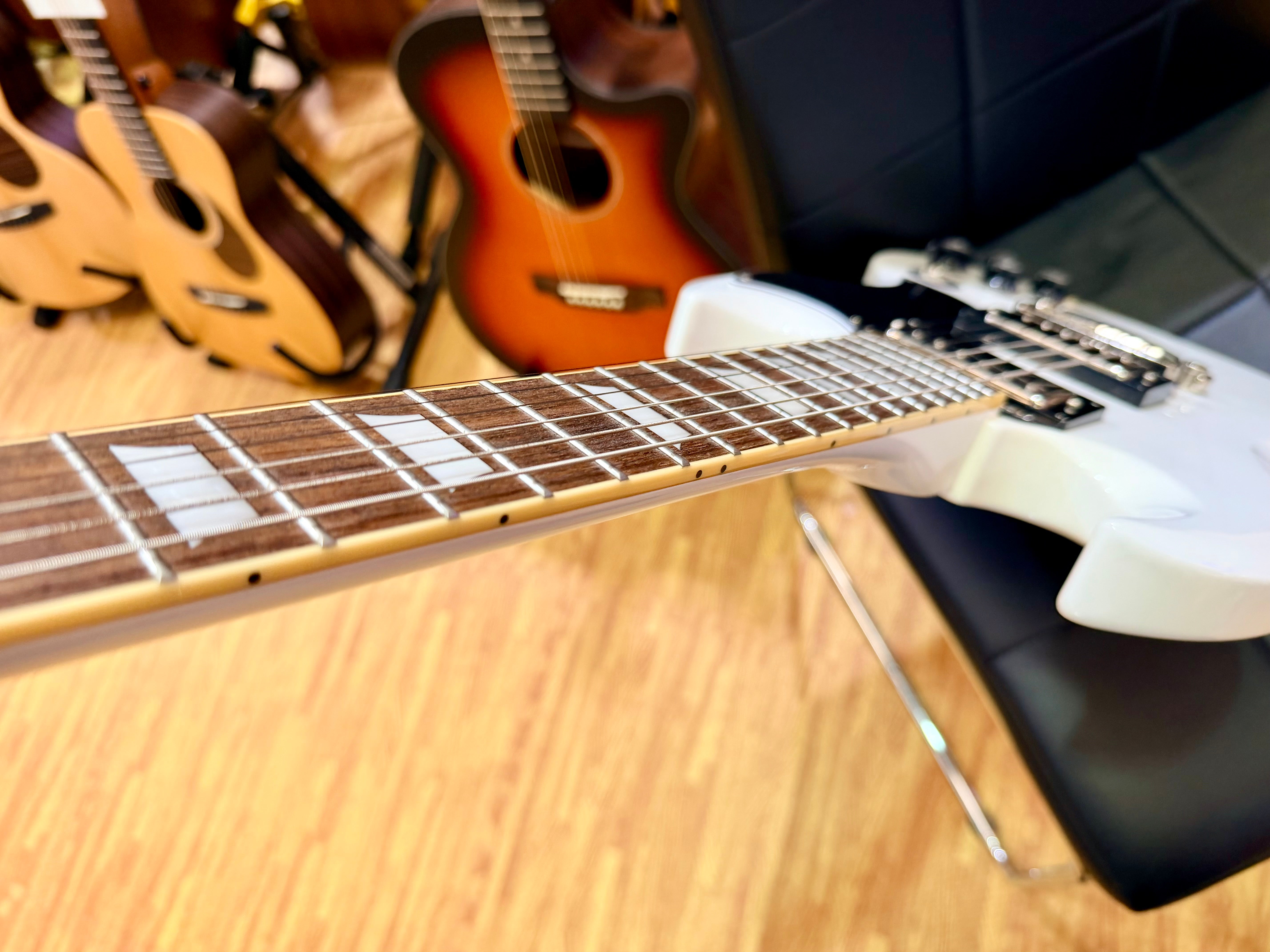 🔥2023🔥 Burny RSG-60 ’63 Alpine White SG Electric Guitar~ Near Mint~ Fernandes!