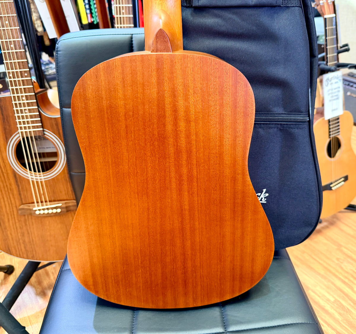 ✨NEW✨ Brunswick BT200 3/4 Travel Acoustic Guitar In Natural With Gig Bag!