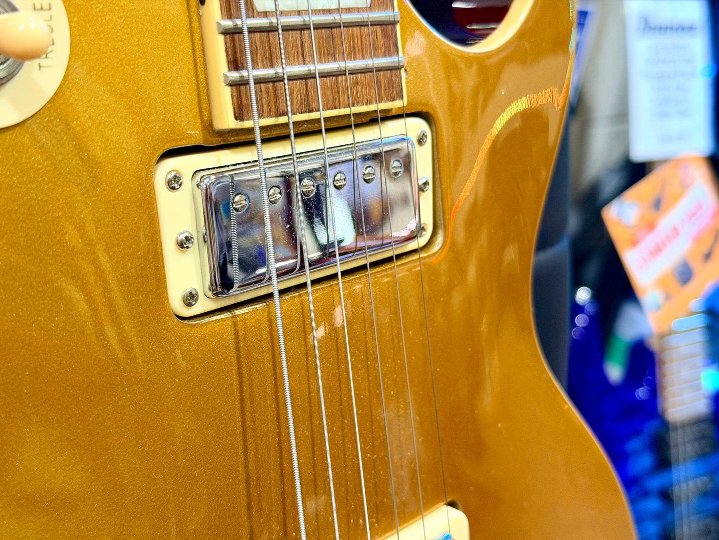 🔥2009🔥 Burny Les Paul Gold Top~ Super Grade Model~ RARE W/Mini Humbuckers!