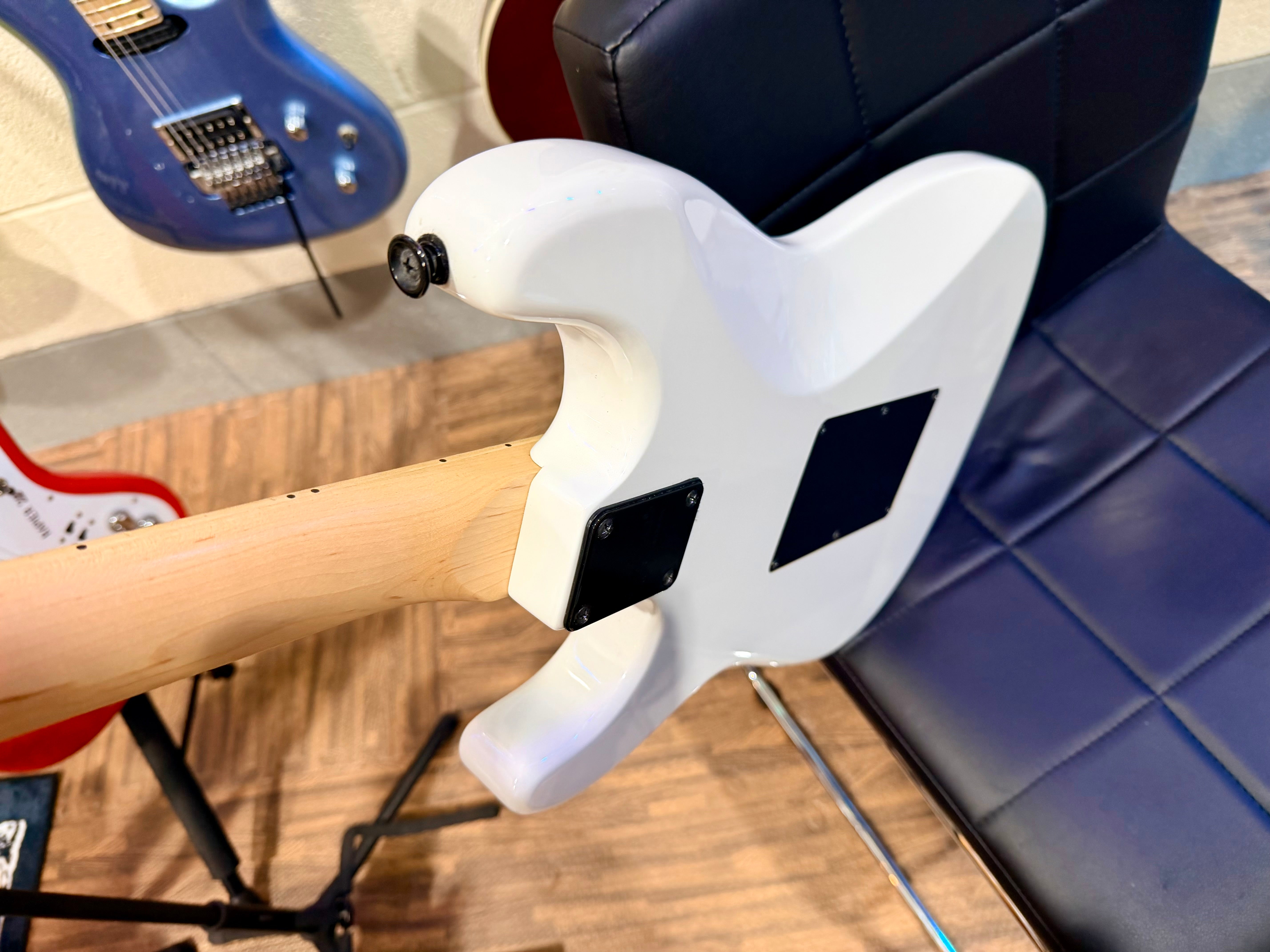 🔥2022🔥 Jackson Adrian Smith SDXM~ Maple~ Snow White~ Iron Maiden Signature!