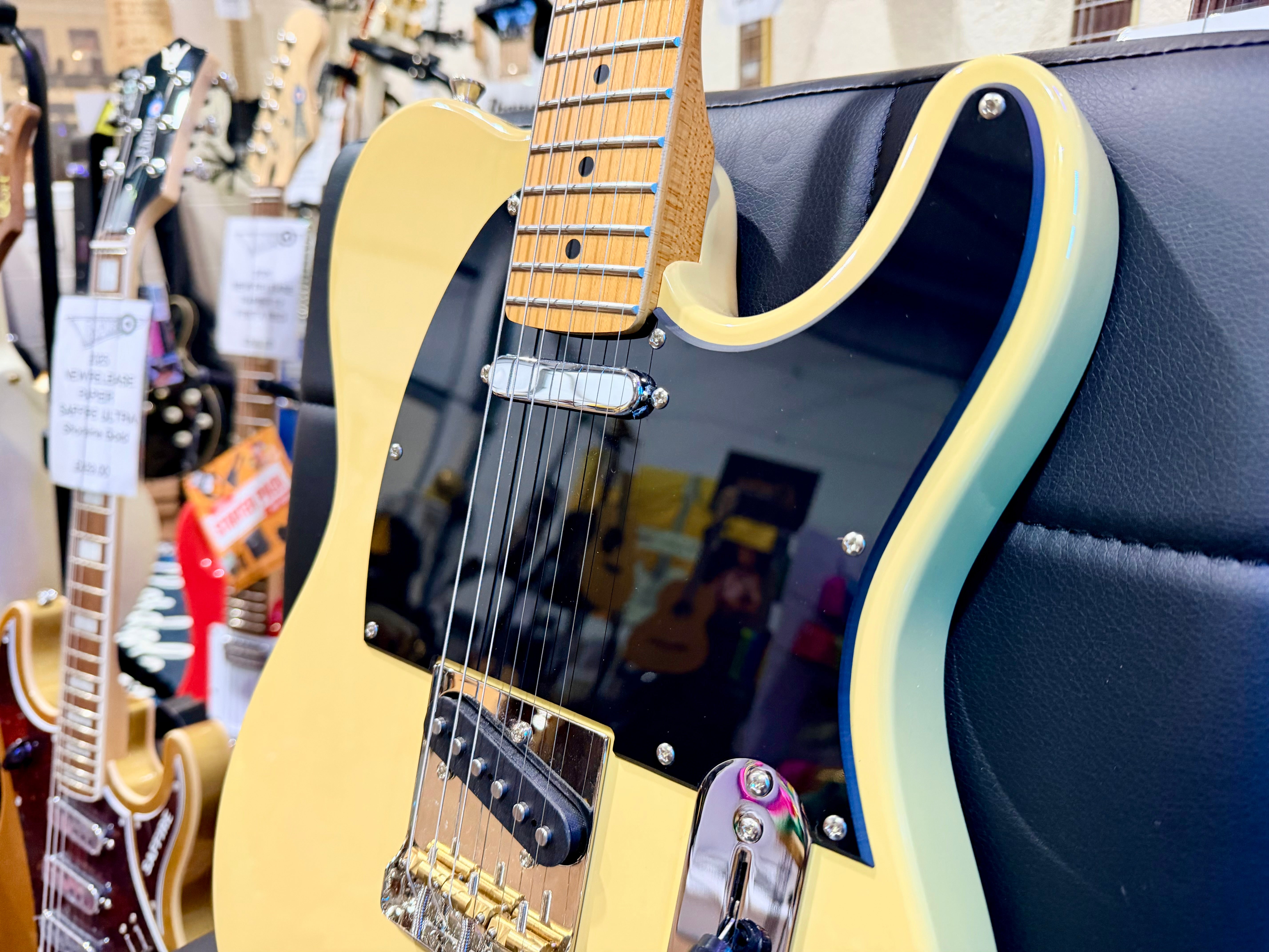 🌟NEW 2025🌟 Jet JT-350 Electric Guitar~ Butterscotch Blonde~ Telecaster Style!