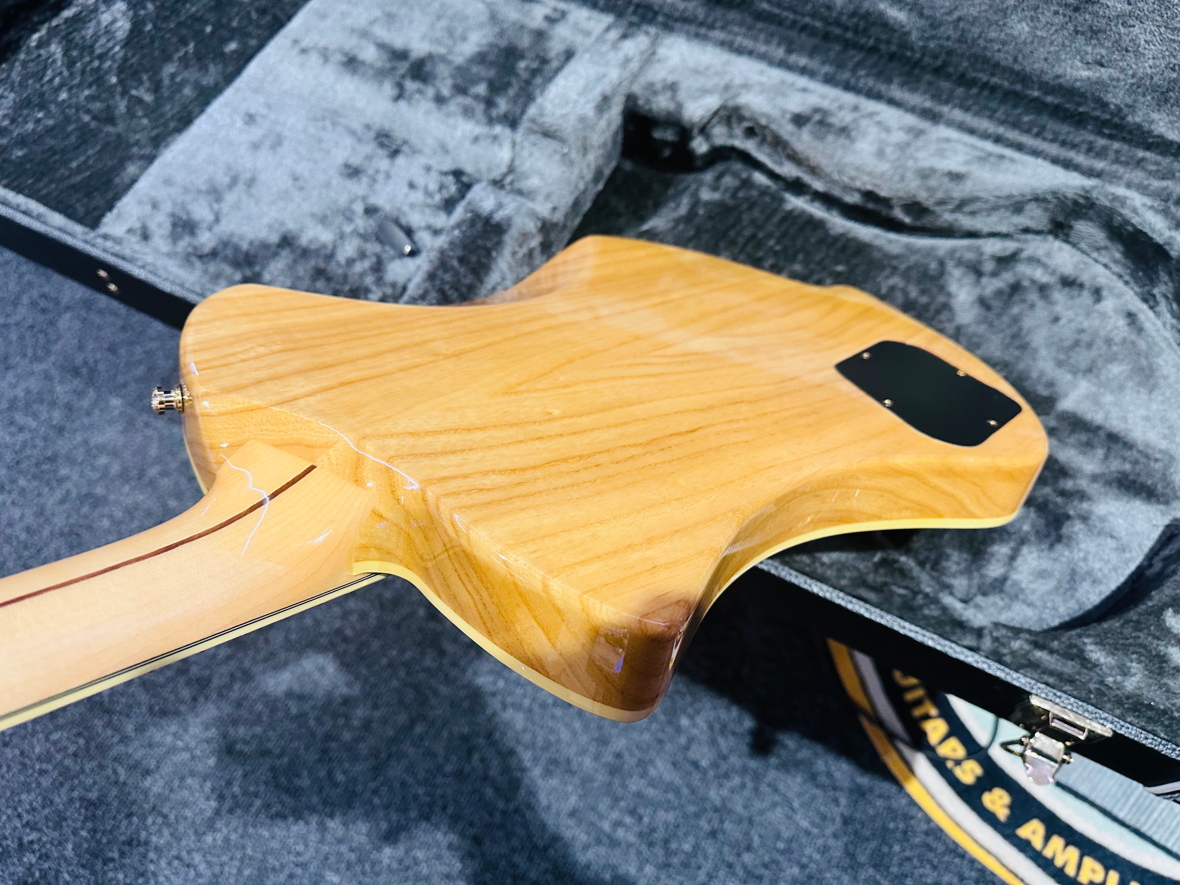 🌟MINT🌟 D'Angelico Ludlow Deluxe~ Swamp Ash Natural~2018~ Hard Case~MUST SEE 🌟