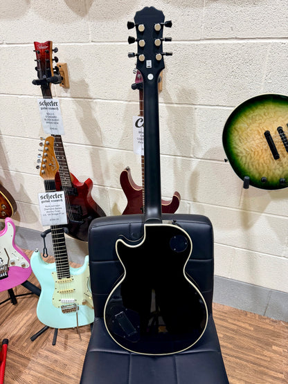 🔥2018🔥 Epiphone Les Paul Prophecy Custom Plus EX~ Midnight Ebony~ EMG P’Ups