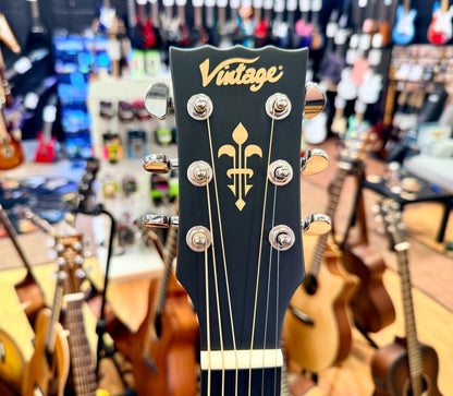✨NEW✨ Vintage VEC1900SB Stage Series Grand Auditorium Electro Acoustic Guitar!