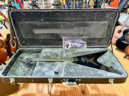 Epiphone Dave Mustaine Flying V Custom Black Metallic~ Seymour Duncan Signature