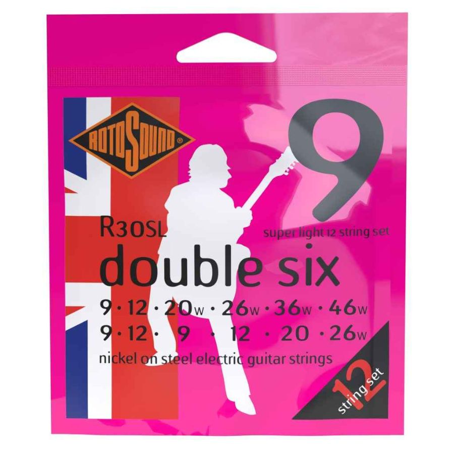 ROTO DOUBLE SIX PINKS 12 STRING | 9-46