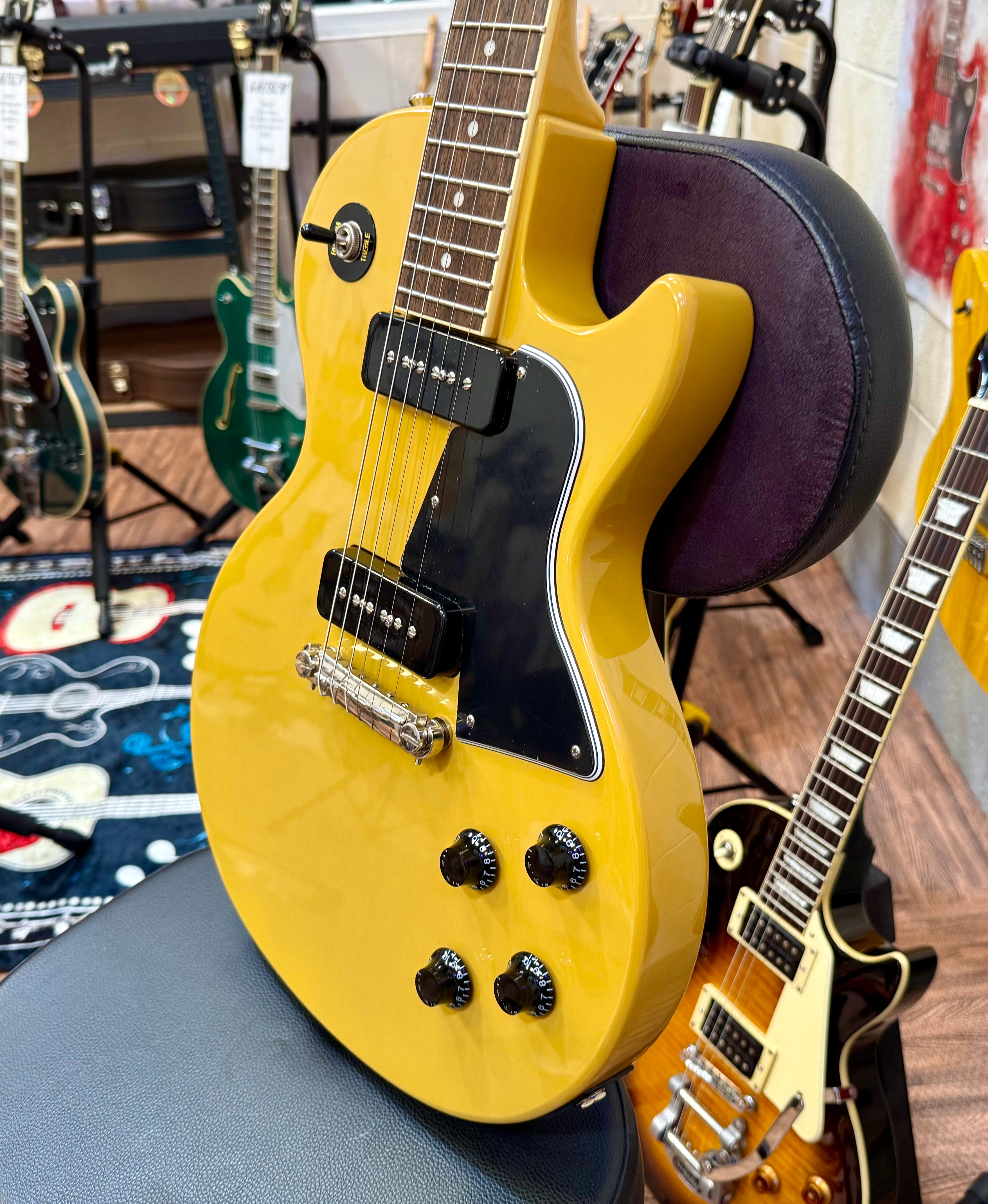 🌟2020🌟 Epiphone Les Paul Special Inspired By Gibson~ TV Yellow P90~ IMMACULATE
