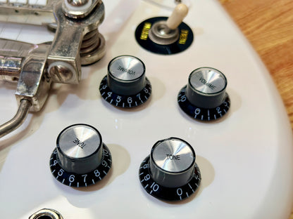 ✨2024✨ Epiphone Crestwood Custom Tremotone Polaris White~ Mini Humbuckers!