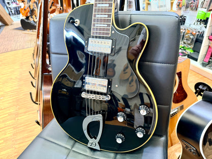 🔥2008🔥 DeArmond M-75 by Guild~ Gloss Black~  Korean Made With USA 2K Pickups!