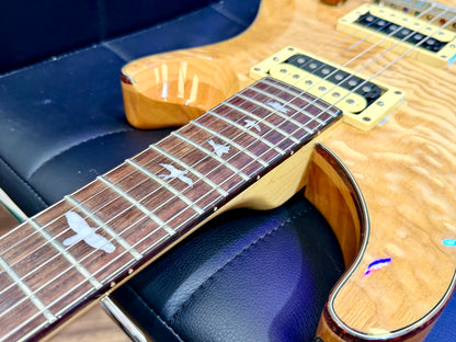 ⚡️RARE⚡️ PRS SE Exotic Custom 22 Semi-Hollow Swamp Ash Quilt~ Limited Run~ 2017!