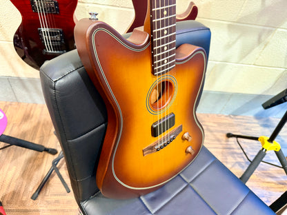 🍯2025🍯 Fender Acoustasonic Standard Jazzmaster~ Honey Burst Finish~ Mint!