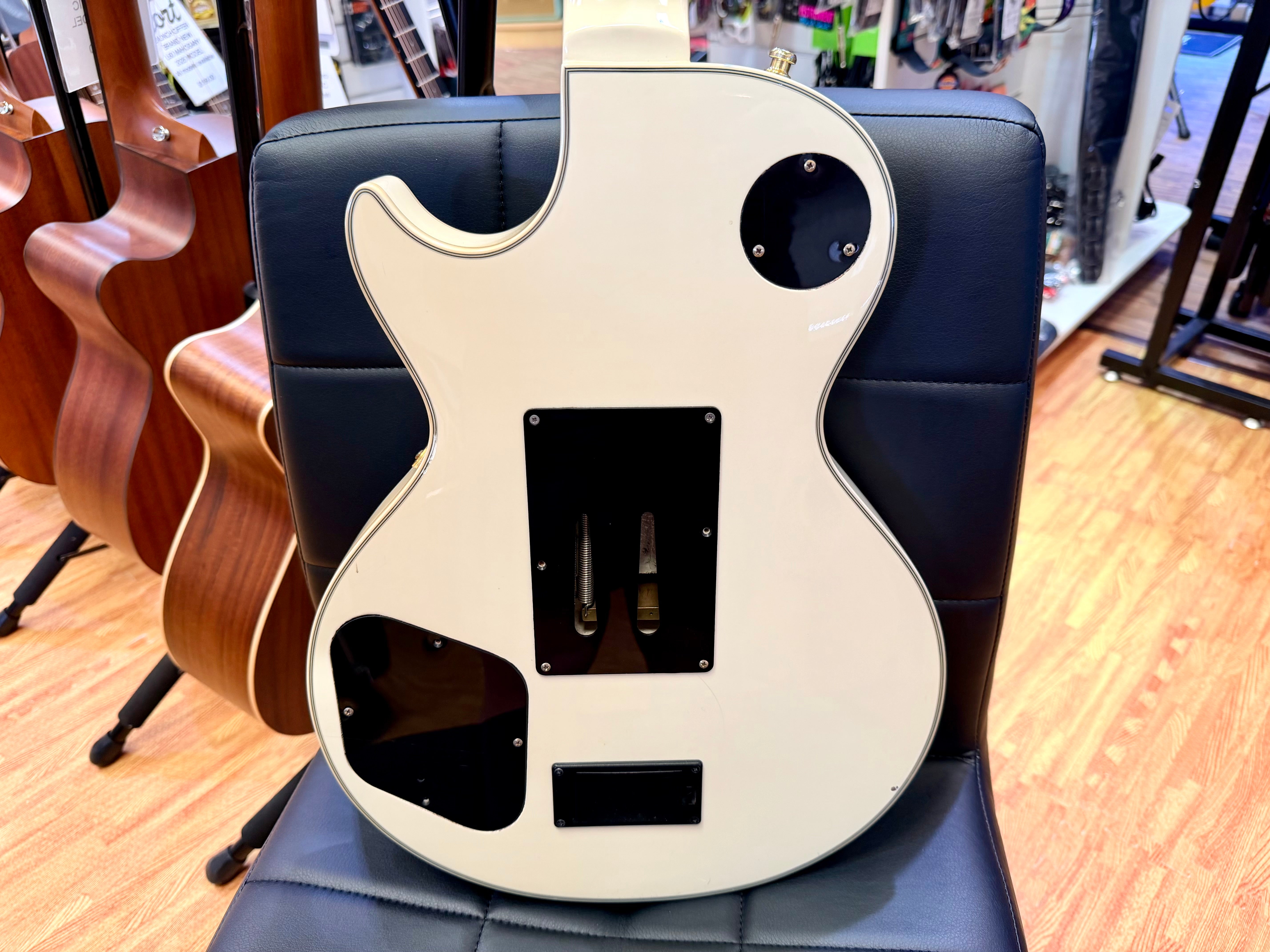 🔥2007🔥 Burny RLC-85S Custom~ Sustainer + Floyd Rose~ Snow White Les Paul!