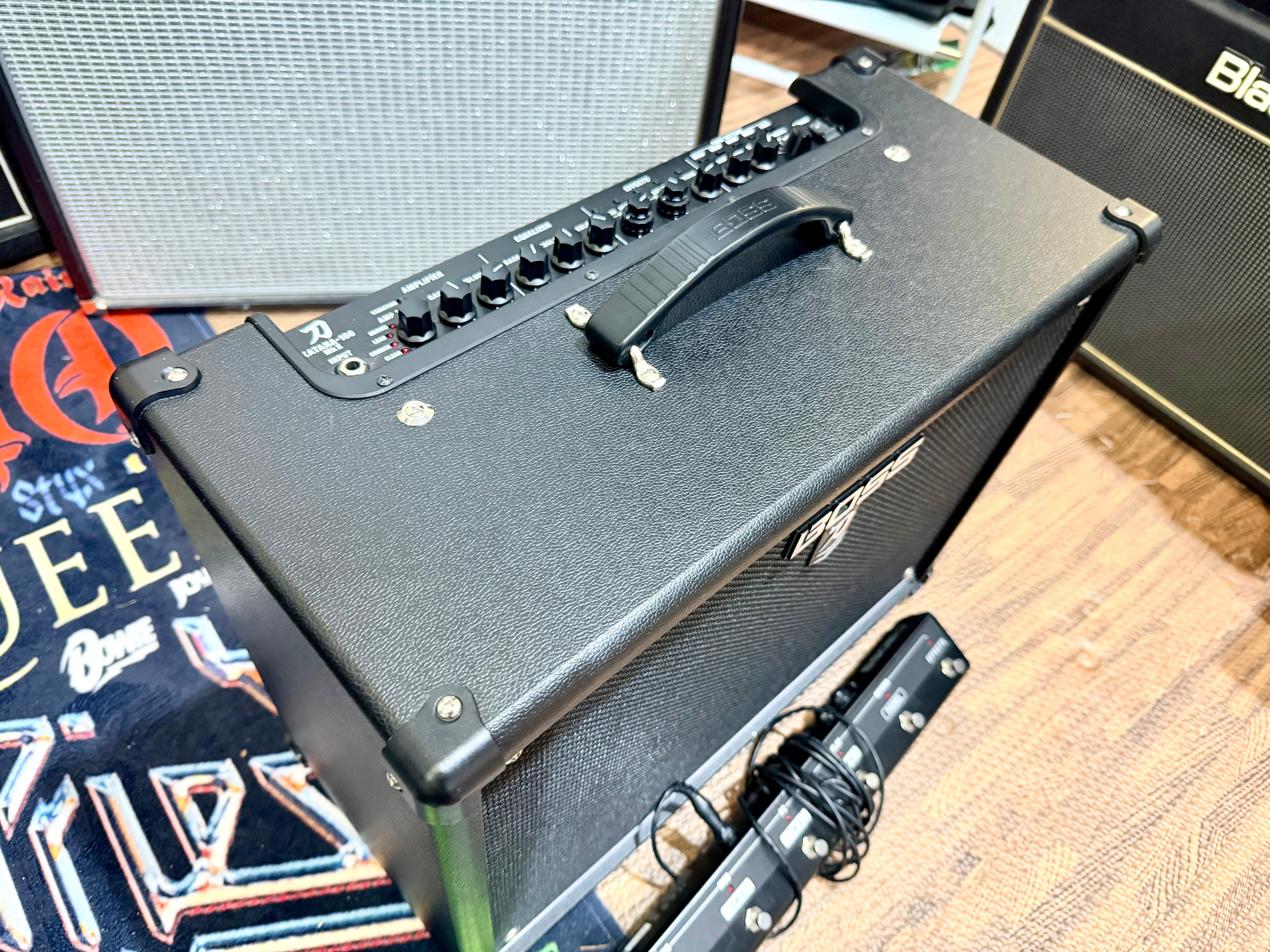 🎸 BOSS Katana-100 MKII 1x12 Combo Guitar Amplifier~ Amp With FX & Footswitch 🎸