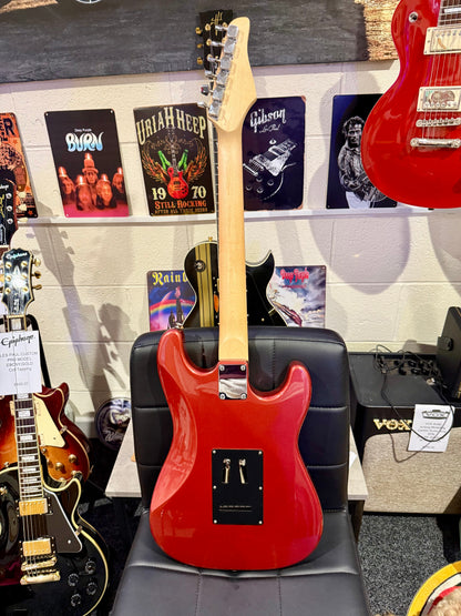 🔥RARE LEFTY🔥 Vintage 90’s Kramer Focus 111S~ Metallic Red~ Stratocaster Style!