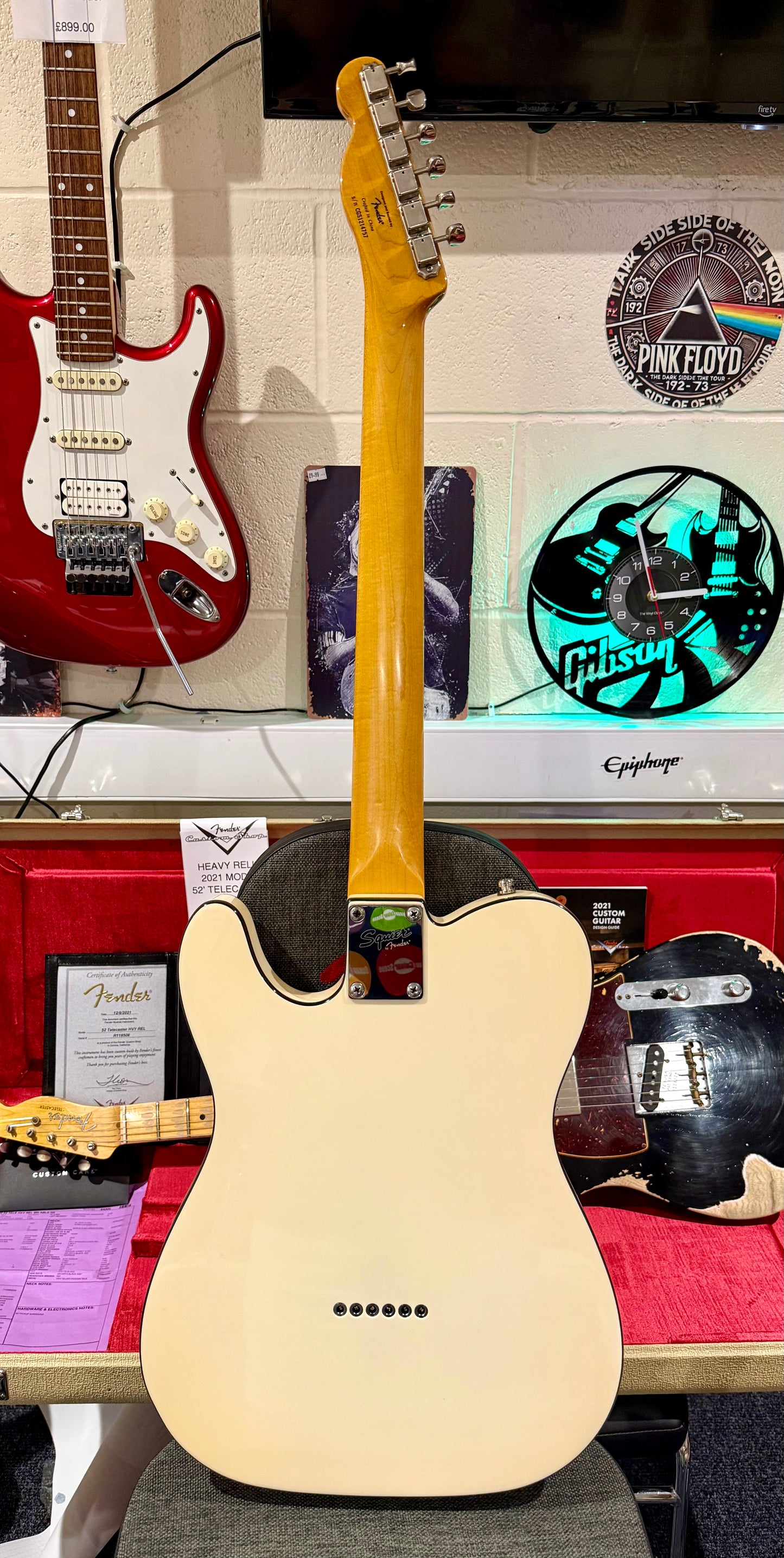 🔥RARE🔥 Fender Squier Classic Vibe Custom Telecaster~ Seymour Duncan~ UPGRADES!