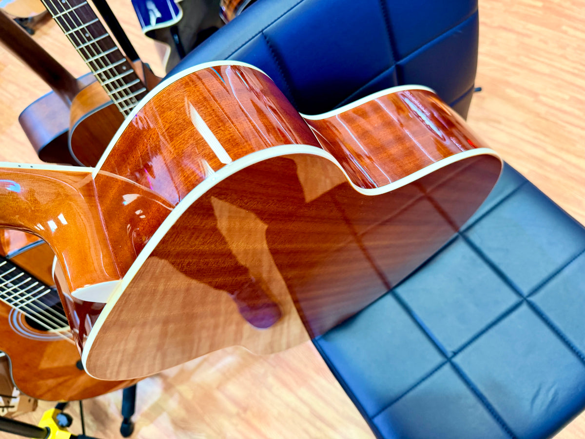 Brunswick BF200BL Mahogany Folk Acoustic Guitar~ Blue Gloss